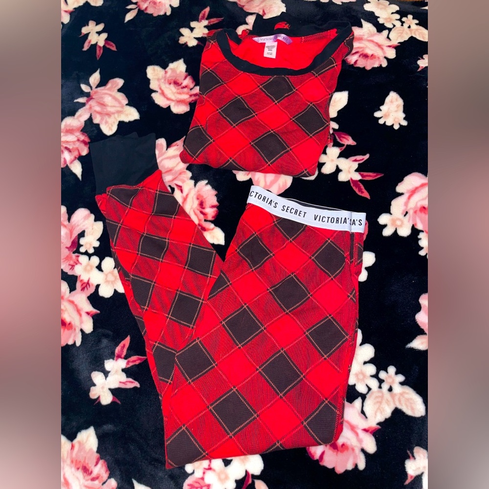 Victorias Secret Plaid Red PJ Set ❤️